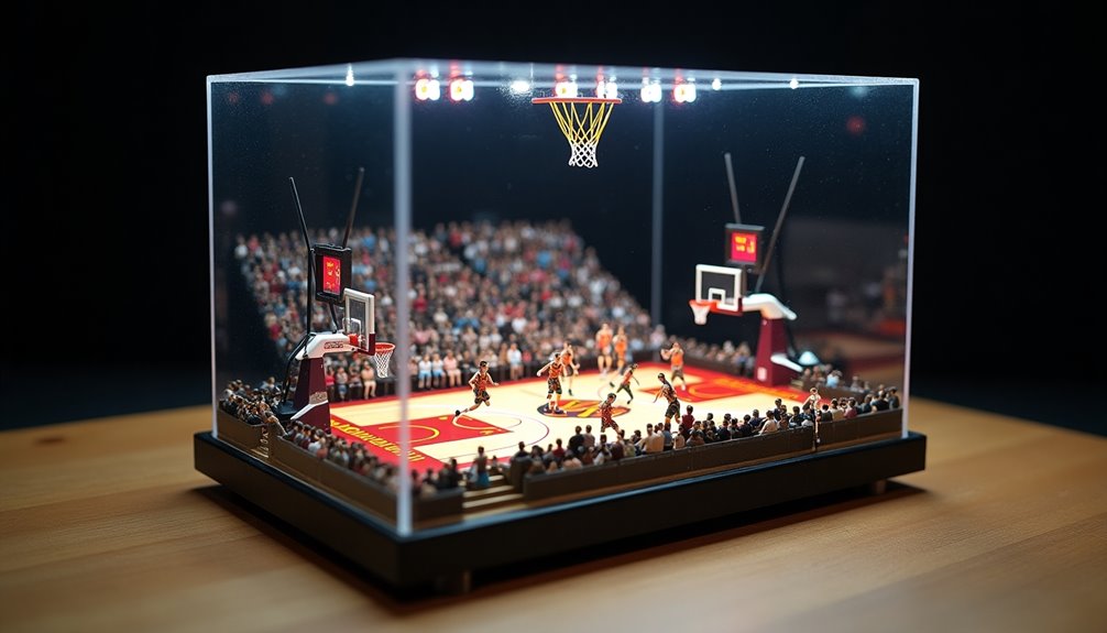 3d miniature nba diorama